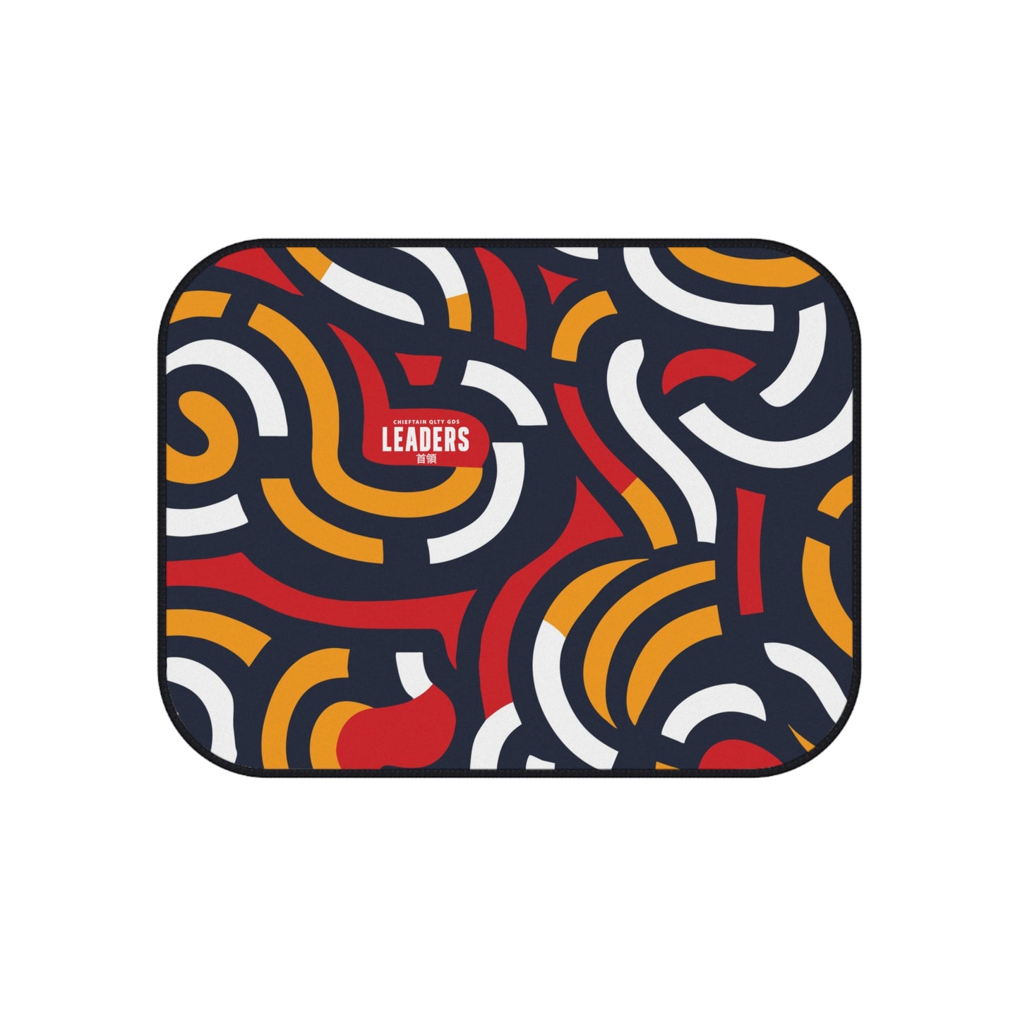 Abstract Design Car Mats - Stylish Rear Floor Mats for Leaders