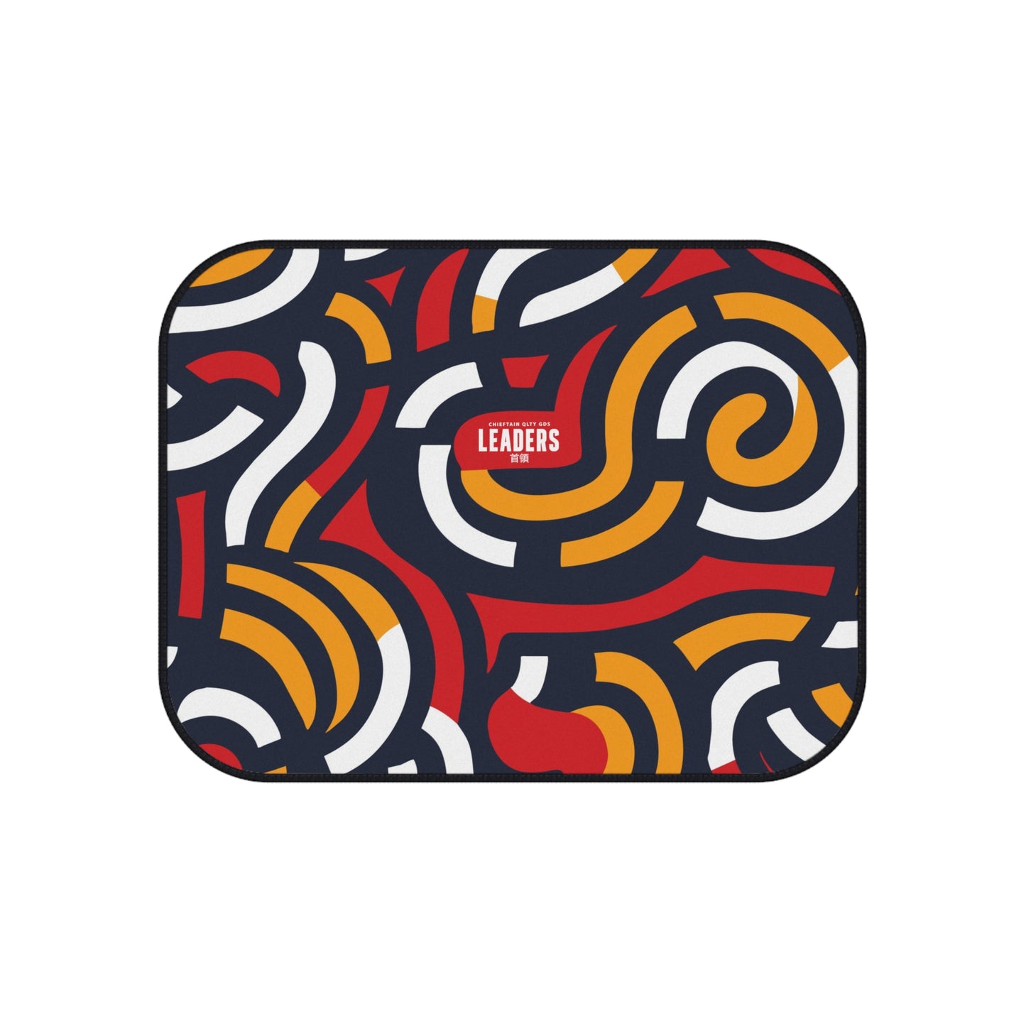 Abstract Design Car Mats - Stylish Rear Floor Mats for Leaders