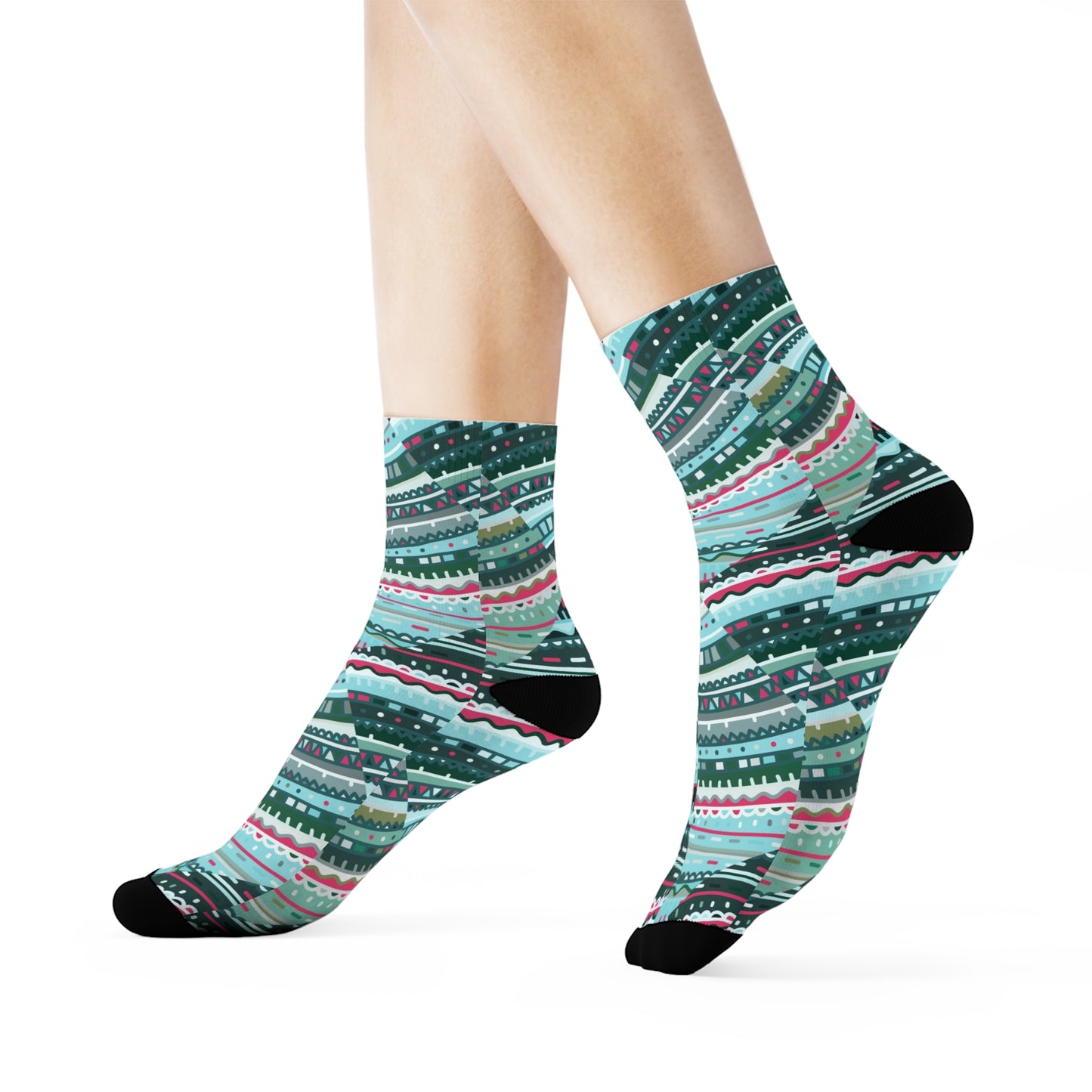 Crew Abstract Leader Sock