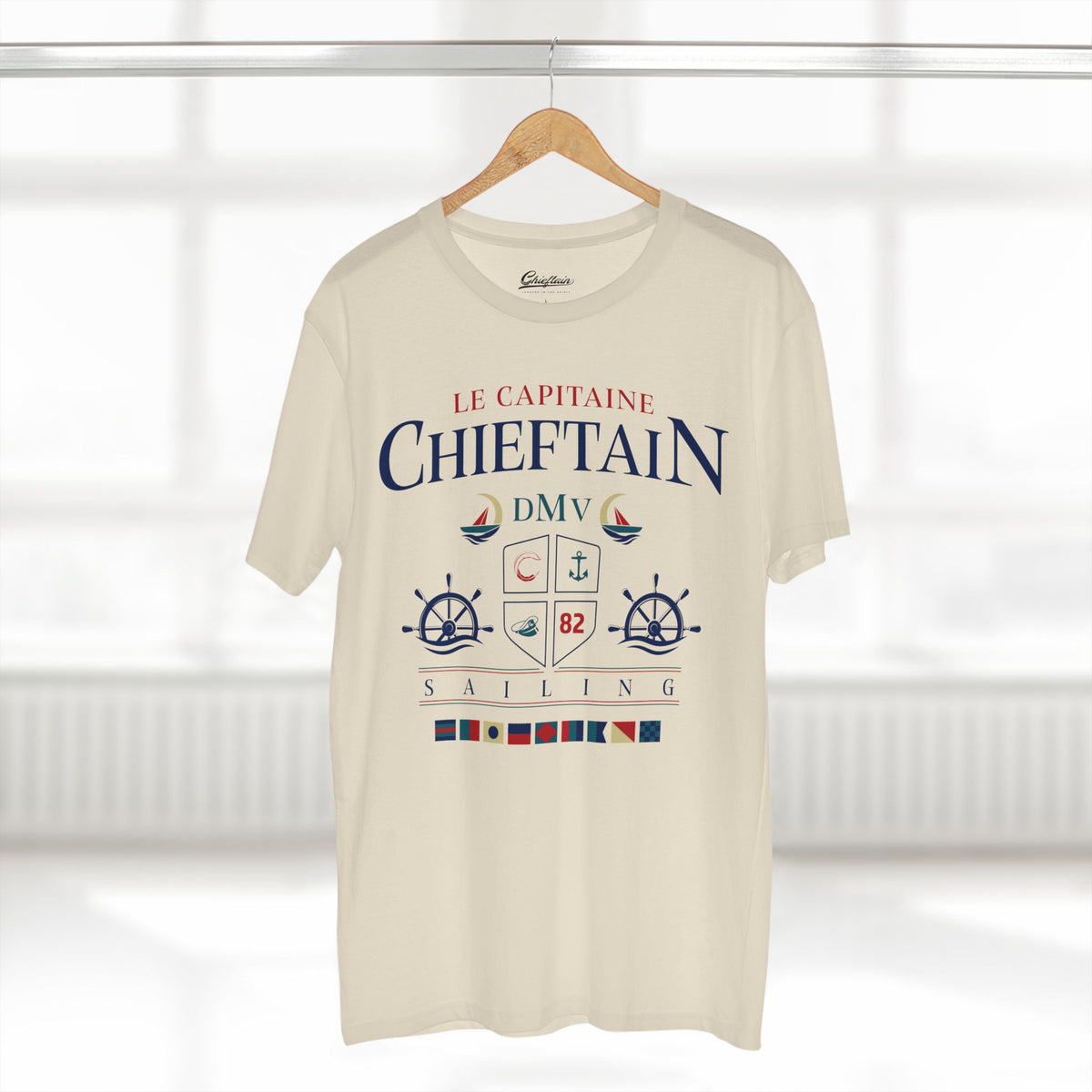 Chieftain Sailing T-Shirt — Le Capitaine Nautical Crew Tee