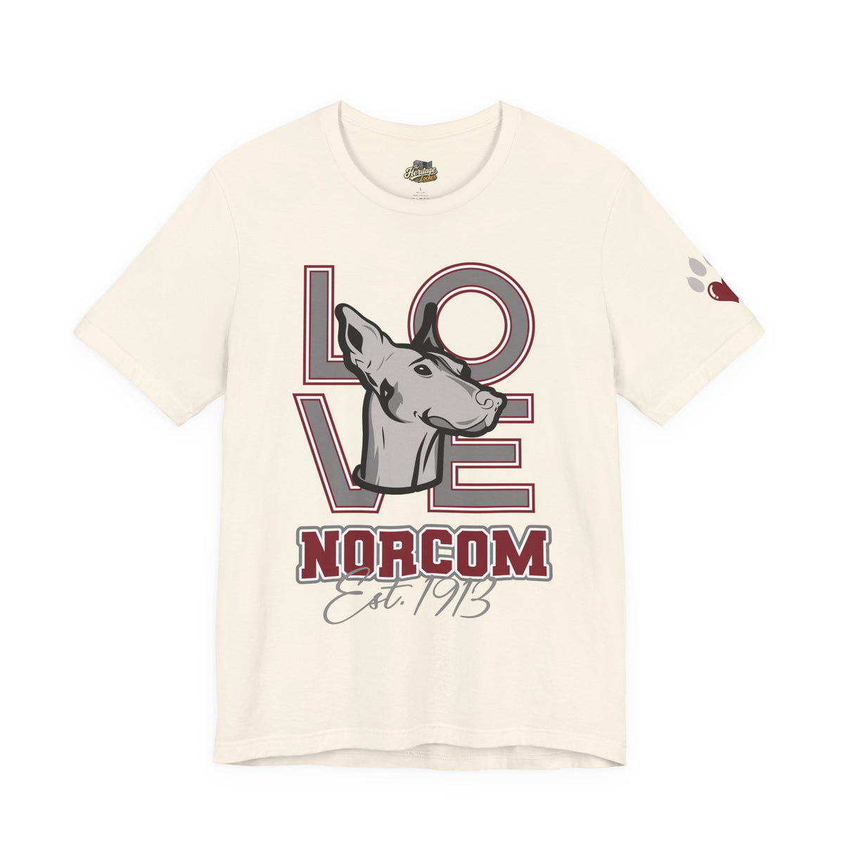 LOVE Norcom Dog T‑Shirt — Established 1913 Dog Lover Tee