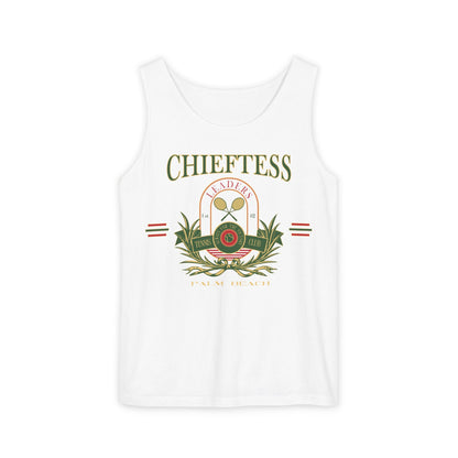 Chieftess Tennis Club Garment-Dyed Tank Top