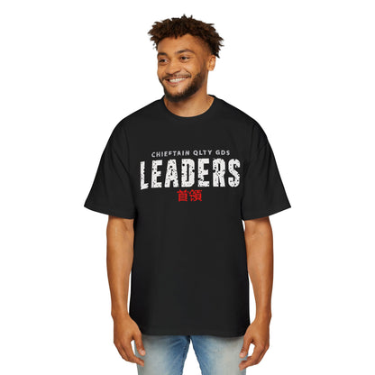 Leaders Black Heavy Oversized Tee