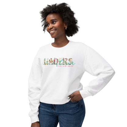 Floral Lightweight Crewneck Sweatshirt