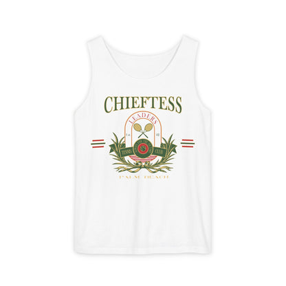 Chieftess Tennis Club Garment-Dyed Tank Top