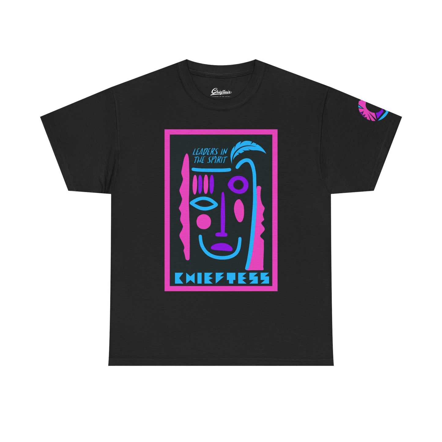 Chiefess Leaders in the Spirit Tribe Leader mask Tee