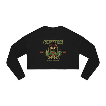 Chieftess Women's Cropped Sweatshirt Tennis Club