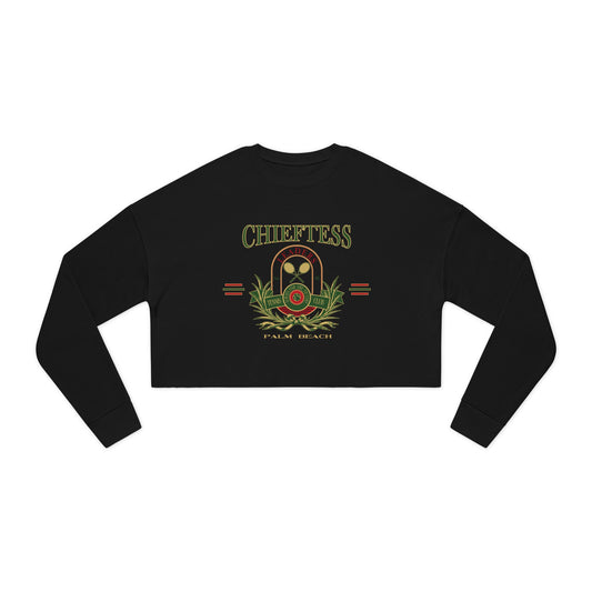 Chieftess Women's Cropped Sweatshirt Tennis Club