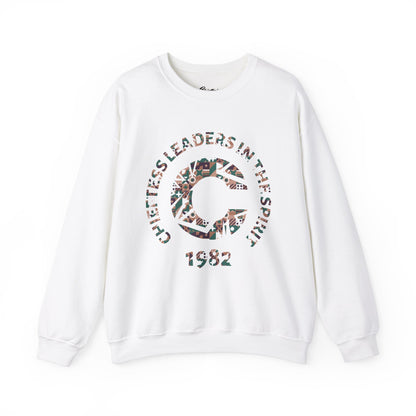 Chieftess pattern Heavy Blend™ Crewneck Sweatshirt