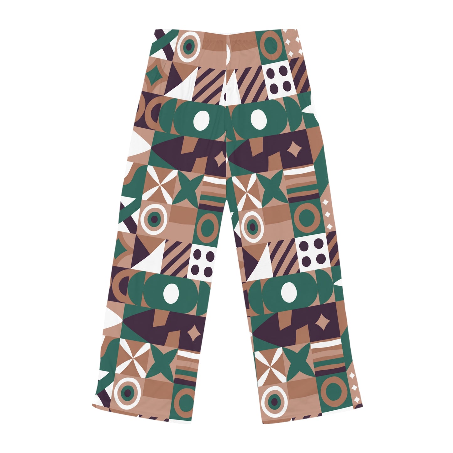 Geometric Boho Women's Pajama Pants — Cozy Patterned Lounge Sleepwear