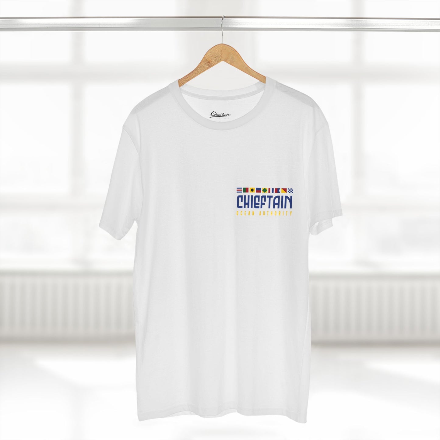 Chieftain Sailing Tee — Captain of the Ship Nautical Graphic T‑Shirt