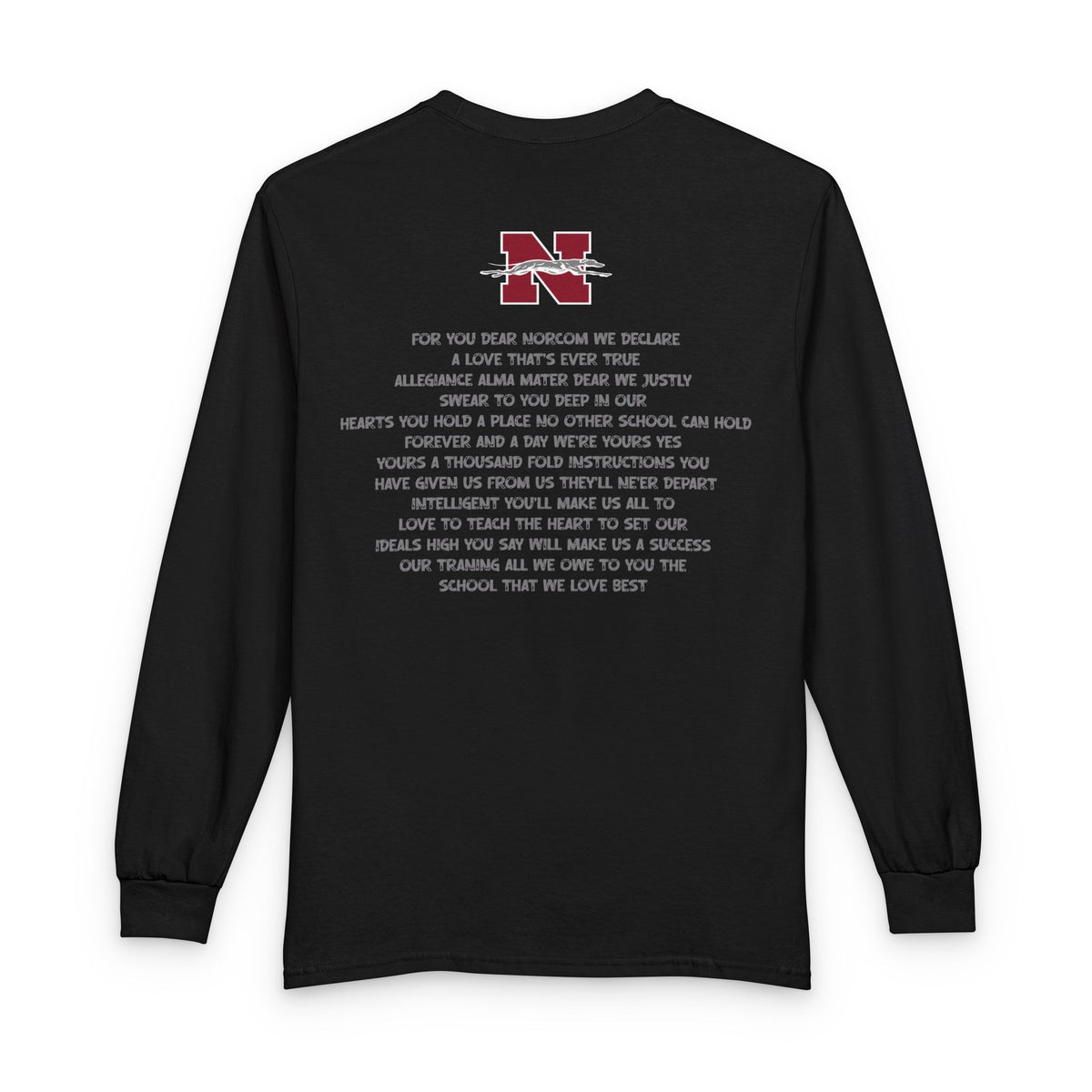 Norcom Love Long Sleeve Tee — 'LOVE NORCOM Est. 1913' School Spirit Shirt