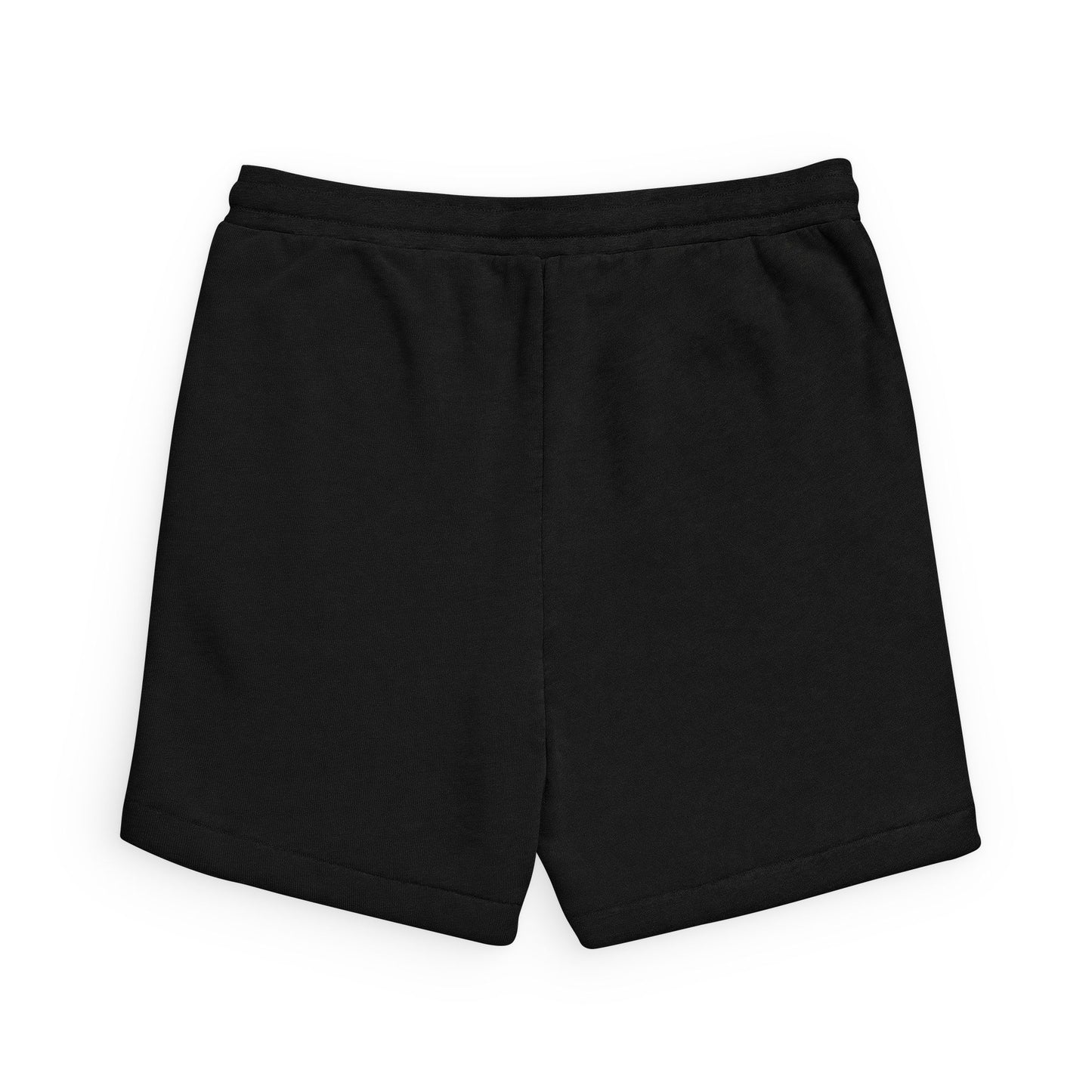 Cross Feathers  Logo Sweatshorts — Black Sponge Fleece