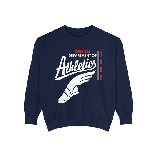 Vintage Chieftess  Athletics Unisex Sweatshirt - Department of Athletics 1982