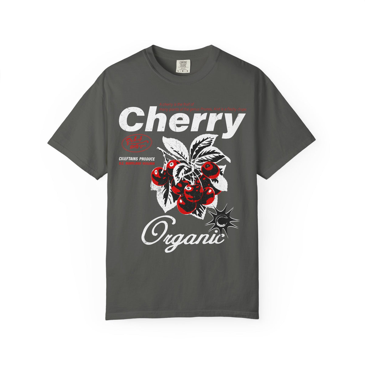 Cherry Organic Graphic T-Shirt