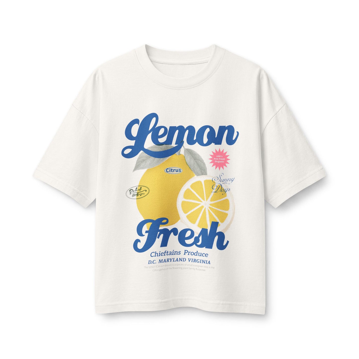 Lemon Fresh Graphic Tee — Women’s Vintage Citrus Shirt