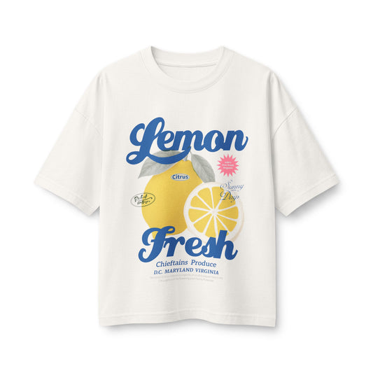 Lemon Fresh Graphic Tee — Women’s Vintage Citrus Shirt