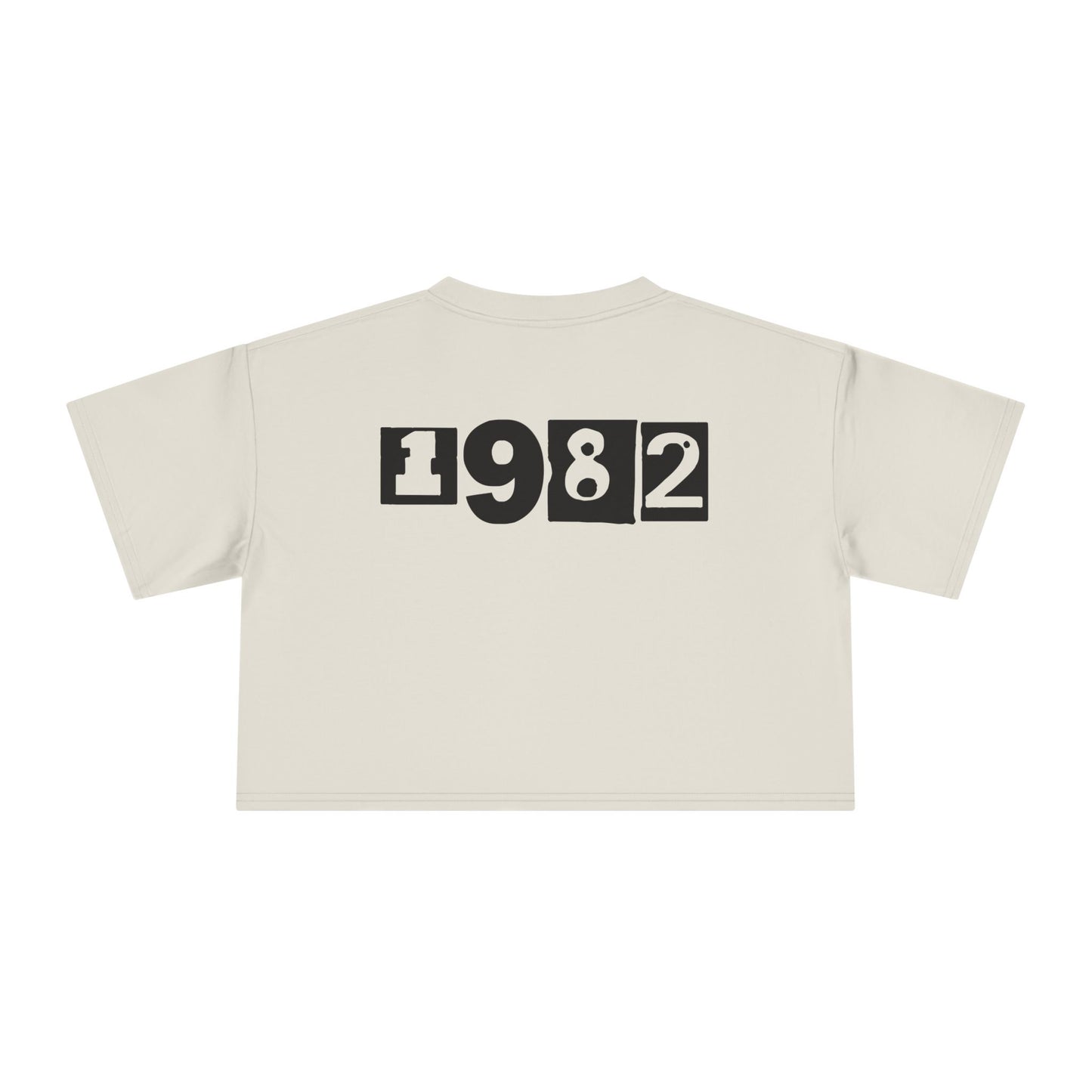 Crop Tee — Rustic Tribal Graphic "Crafted From the Ashes"