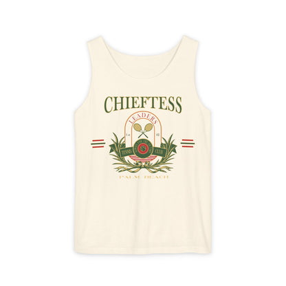 Chieftess Tennis Club Garment-Dyed Tank Top