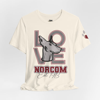 LOVE Norcom Dog T‑Shirt — Established 1913 Dog Lover Tee