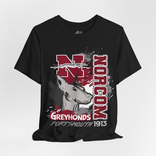 Norcom Greyhounds Portsmouth 1913 T-Shirt — School Mascot Graphic Tee
