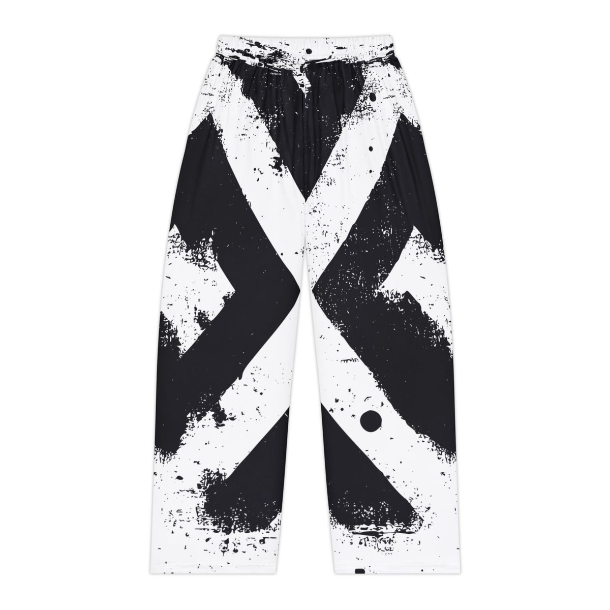 Black & White Pattern Lounge Pants — Women's Printed Sleepwear