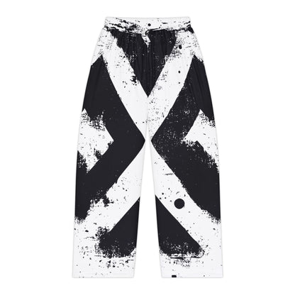 Black & White Pattern Lounge Pants — Women's Printed Sleepwear