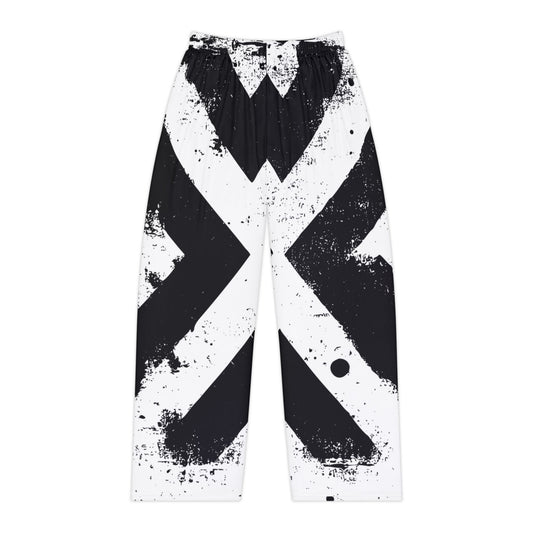 Black & White Pattern Lounge Pants — Women's Printed Sleepwear