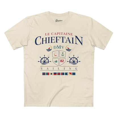 Chieftain Sailing T-Shirt — Le Capitaine Nautical Crew Tee