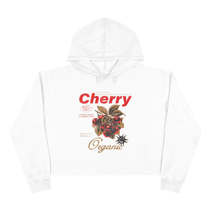 Cherry Graphic Crop Hoodie pick of the crops