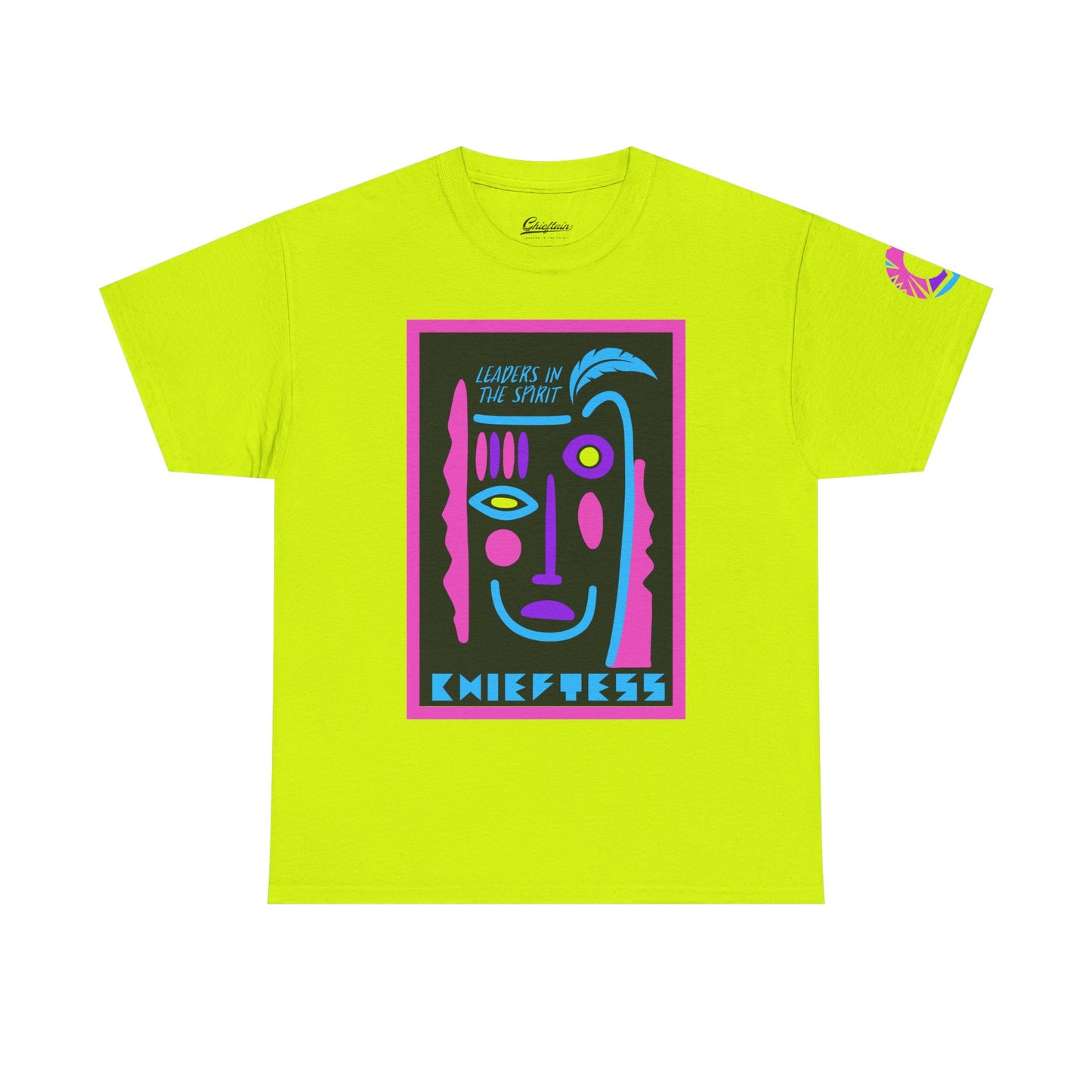 Chiefess Leaders in the Spirit Tribe Leader mask Tee