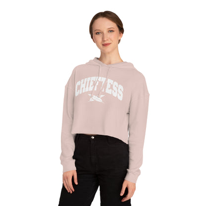 Women's Casual Cross feathers leaders Cropped Hoodie