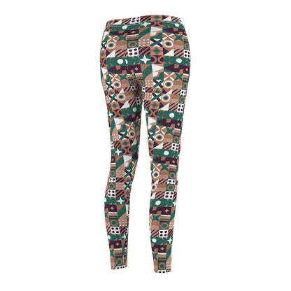 Chieftess Cut & Sew Casual Leggings (AOP)