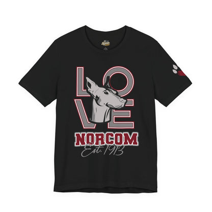 LOVE Norcom Dog T‑Shirt — Established 1913 Dog Lover Tee