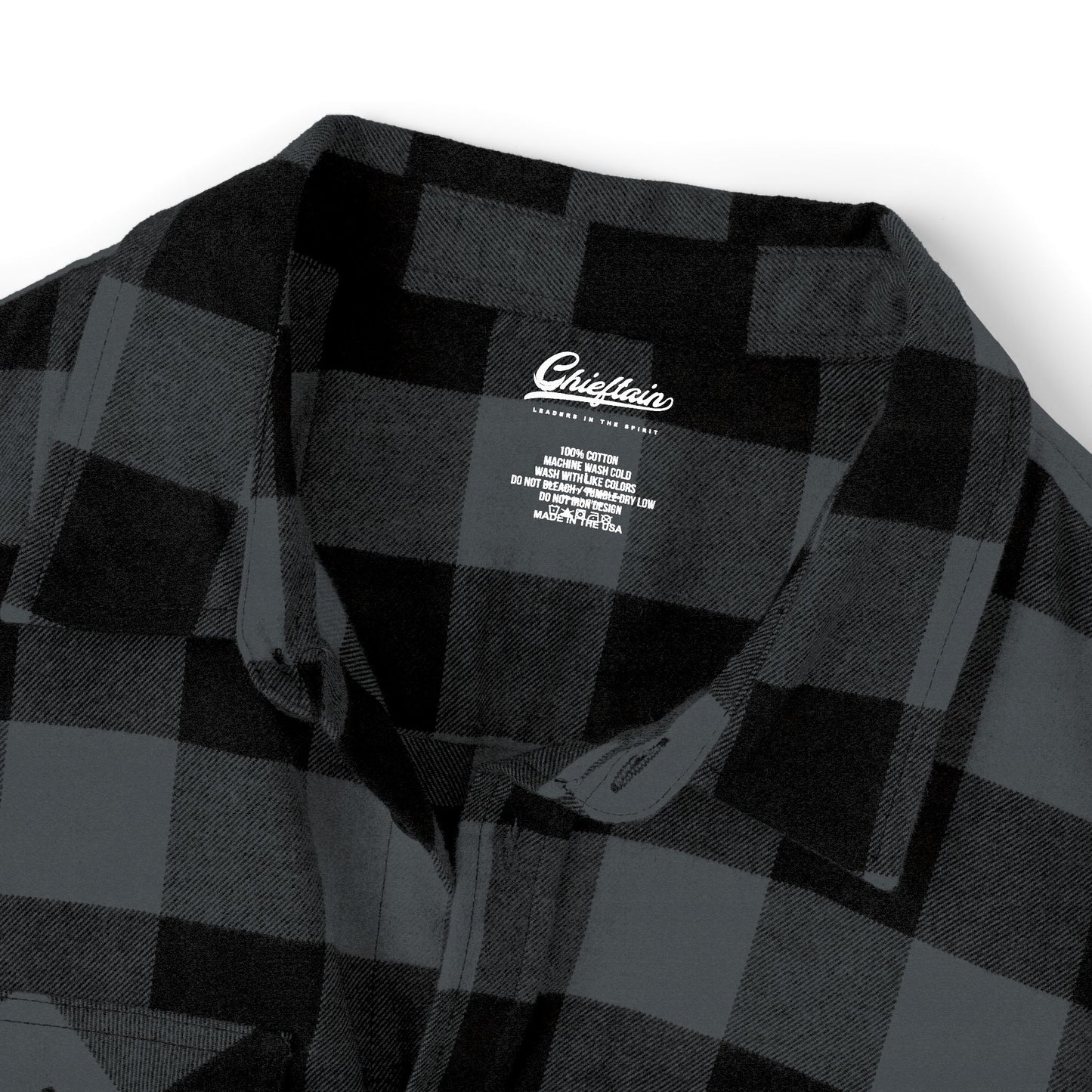 Chieftain Unisex Flannel Shirt - Leaders in the Spirit - Cozy Layer for Fall and Winter