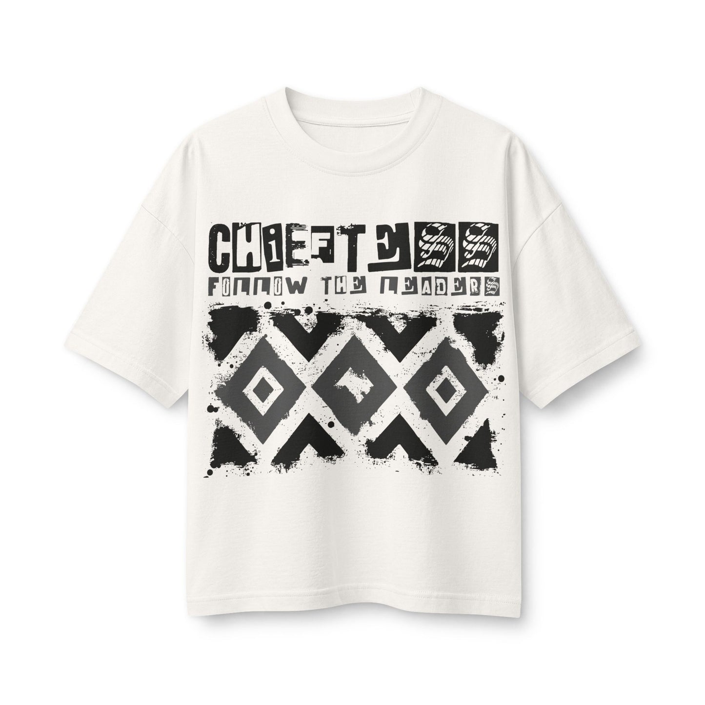 Graphic Tee — 'Chiefess Follow The Flow' Black 1982 Vintage-Style Women's T-Shirt