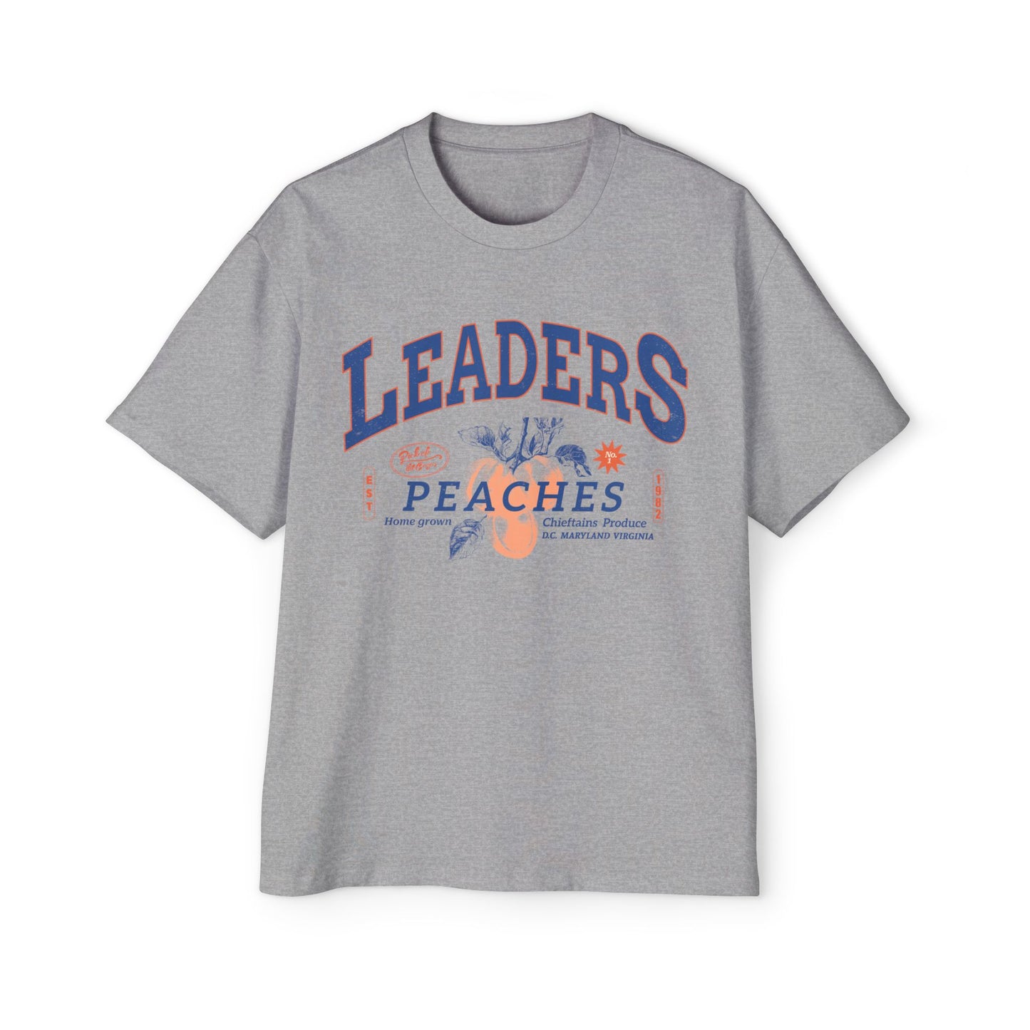Leaders Peaches Graphic Tee — Vintage Collegiate Men’s T-Shirt