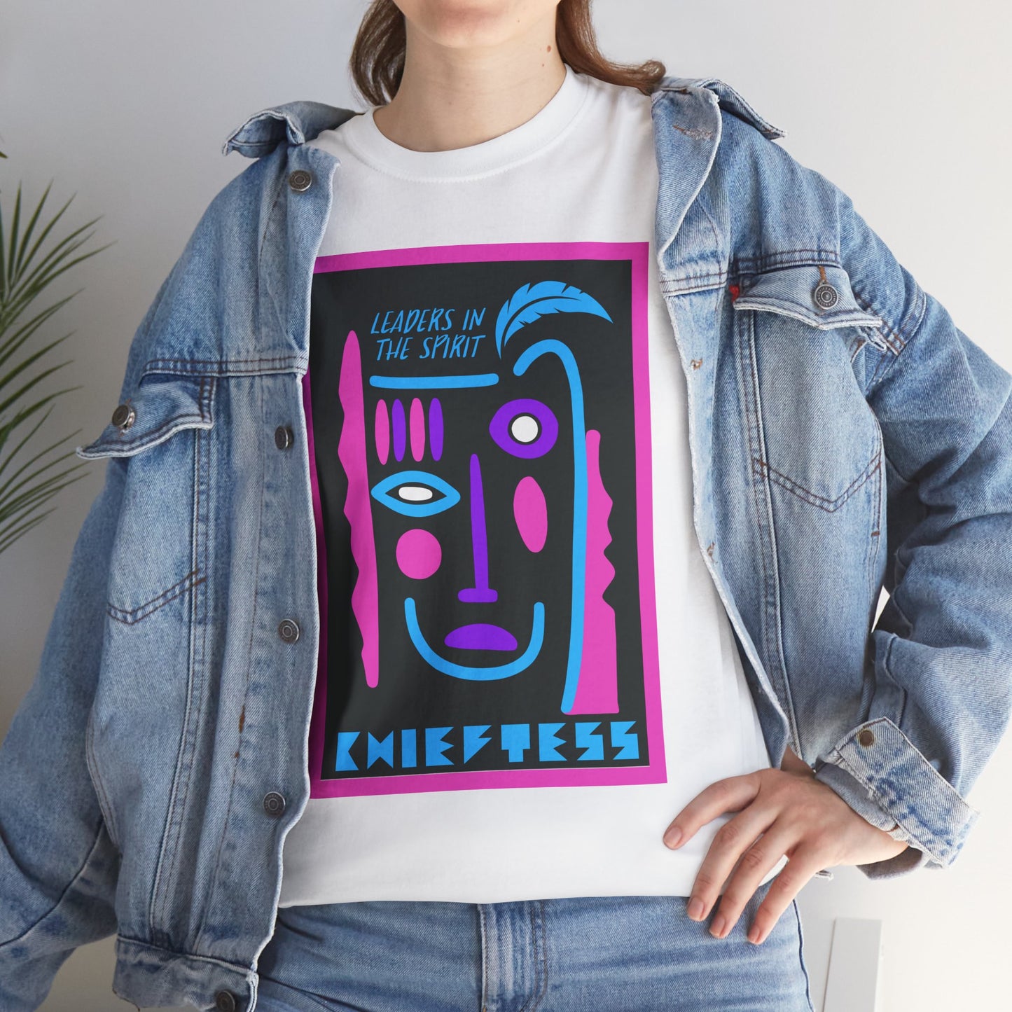 Chiefess Leaders in the Spirit Tribe Leader mask Tee