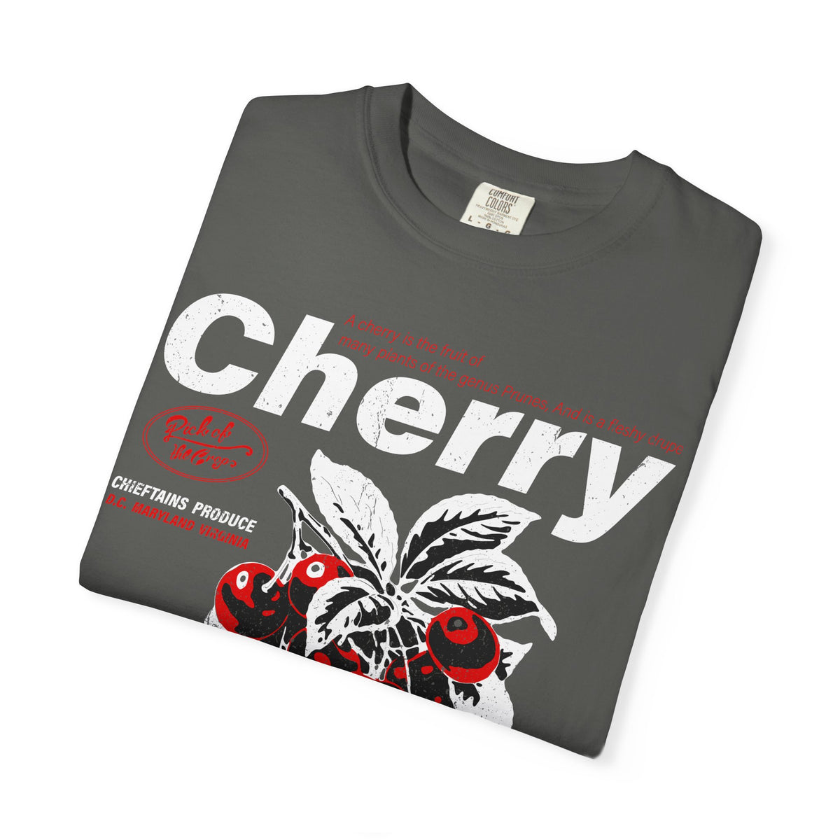 Cherry Organic Graphic T-Shirt