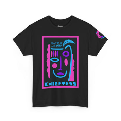 Chiefess Leaders in the Spirit Tribe Leader mask Tee