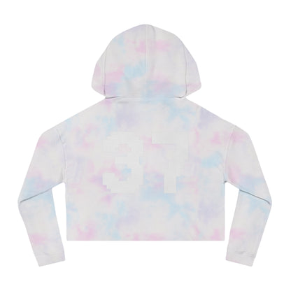 Women's Casual Cross feathers leaders Cropped Hoodie