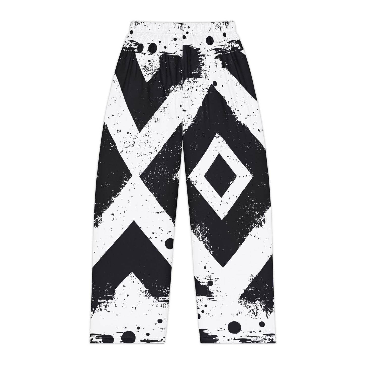 Black & White Pattern Lounge Pants — Women's Printed Sleepwear