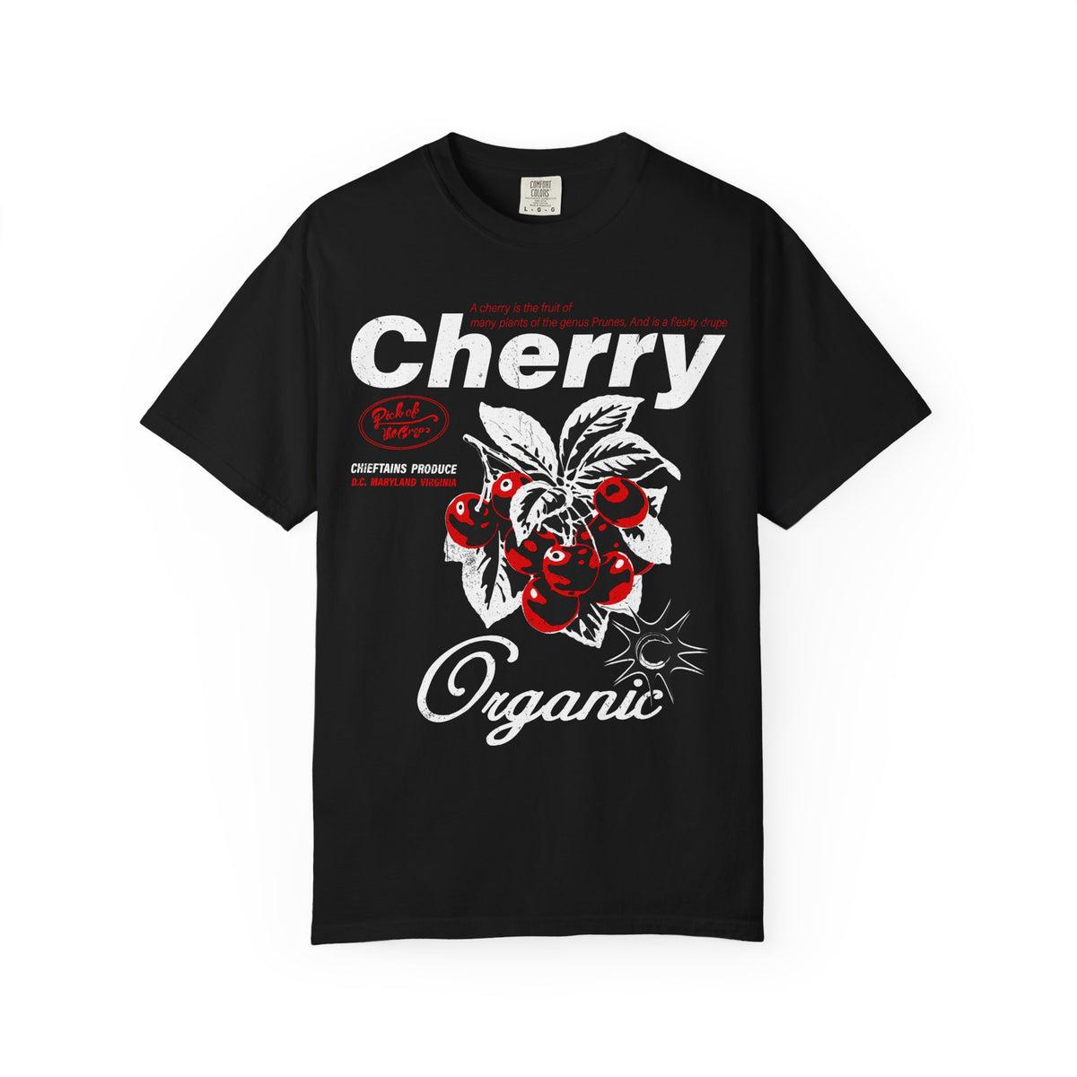 Cherry Organic Graphic T-Shirt