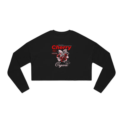 Cropped Sweatshirt — Cherry Organic Graphic pick of the crops
