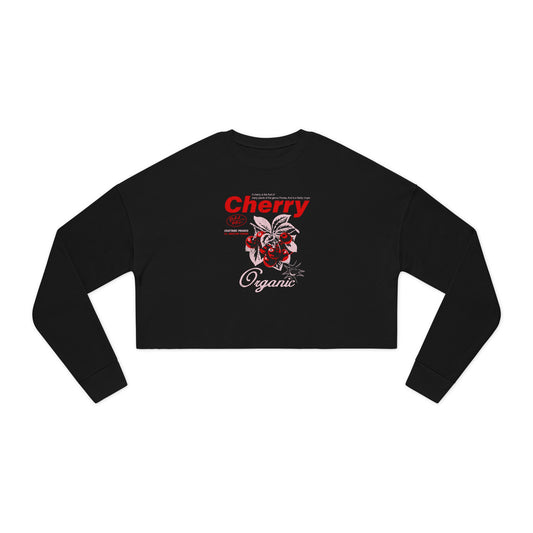 Cropped Sweatshirt — Cherry Organic Graphic pick of the crops