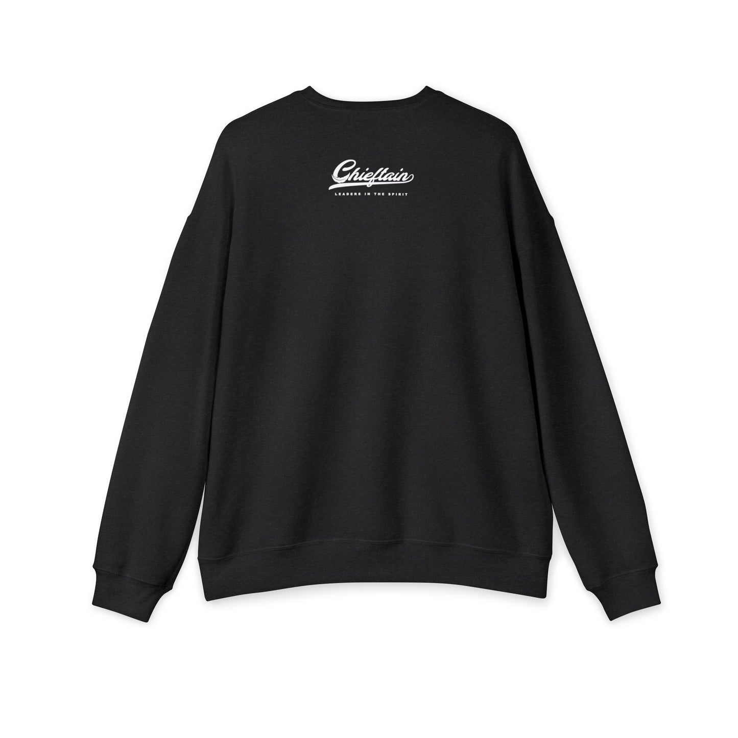 Chieftain Mascot Sweatshirt — "Leaders in the Spirit" Crewneck