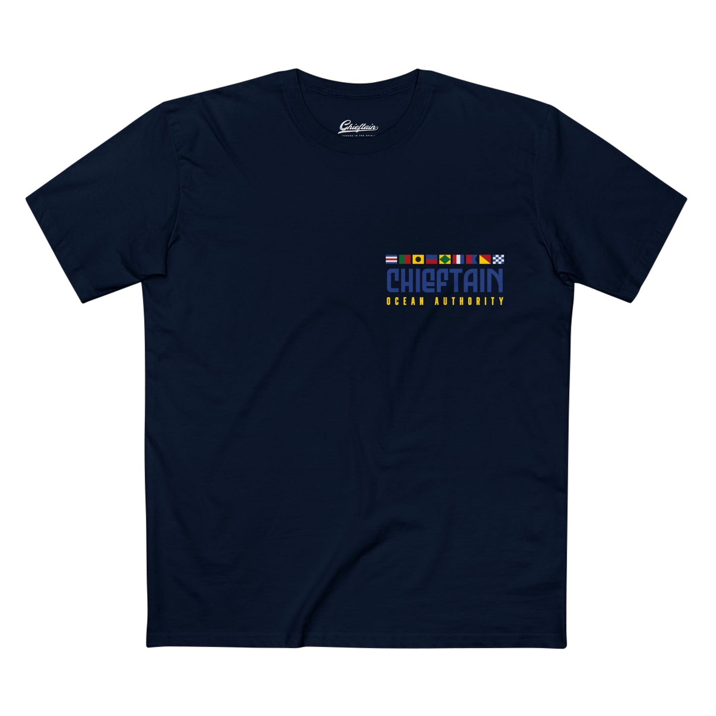 Chieftain Sailing Tee — Captain of the Ship Nautical Graphic T‑Shirt