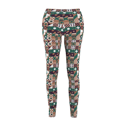 Chieftess Cut & Sew Casual Leggings (AOP)