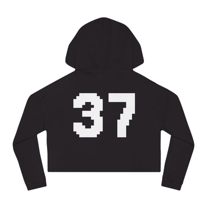 Women's Casual Cross feathers leaders Cropped Hoodie