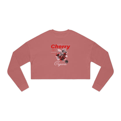 Cropped Sweatshirt — Cherry Organic Graphic pick of the crops